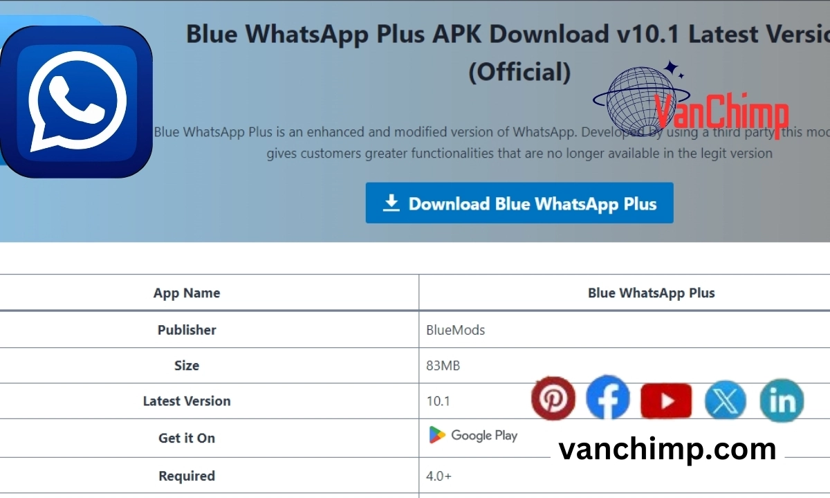 Blue WhatsApp Download