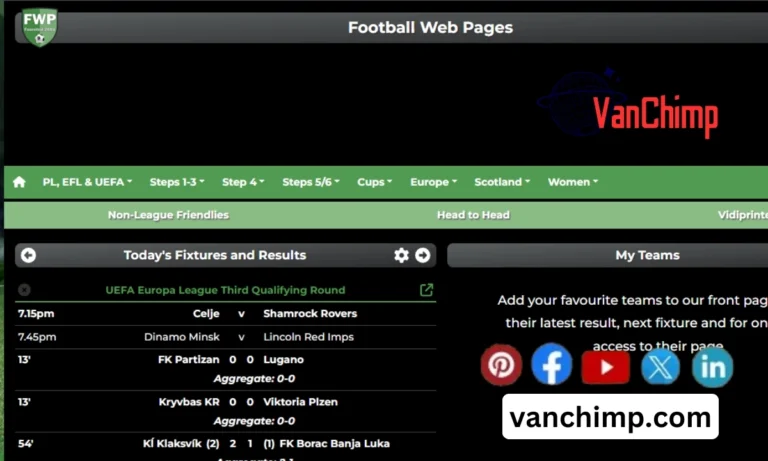 Football Web Pages